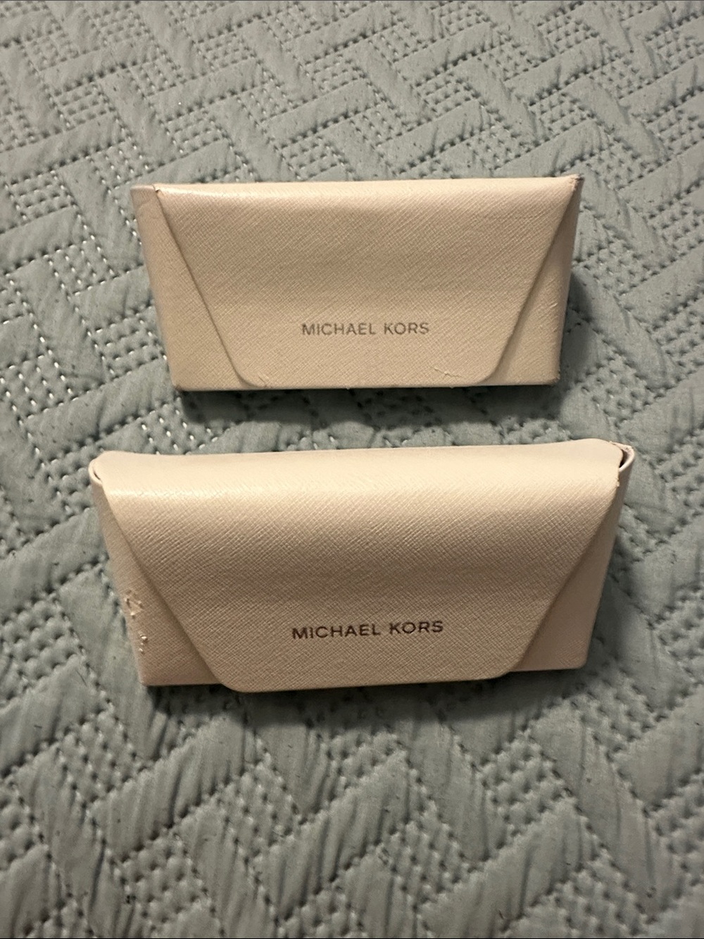 Michael Kors white Eyewear Cases (2) with Logo